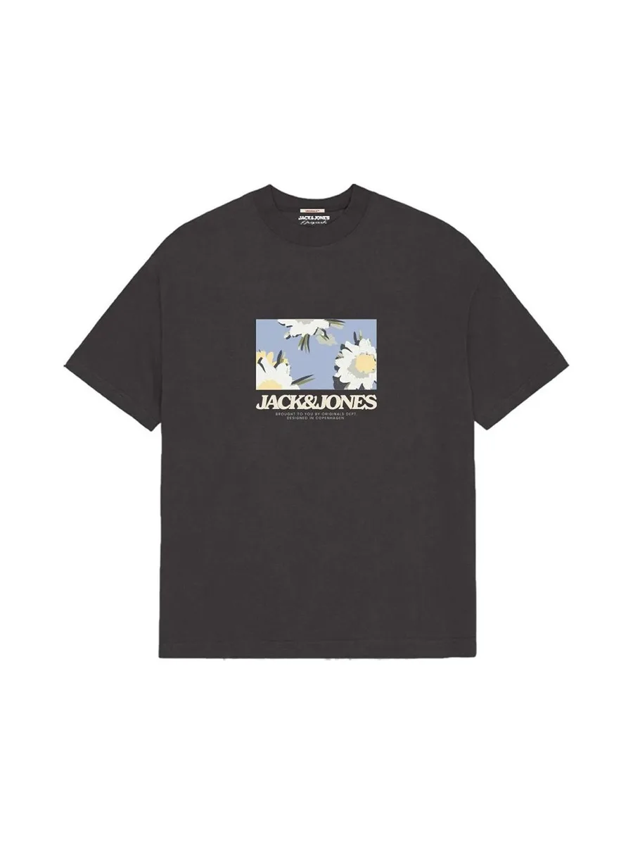 T-Shirt Noir Garçon Jack & Jones Tavira 2
