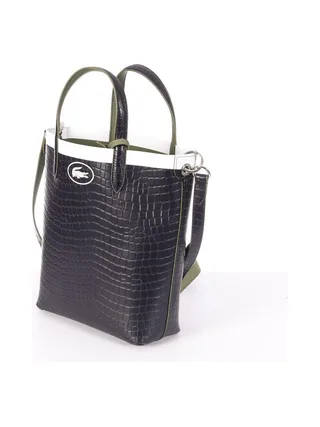 Sac à Main Marine/Kaki Femme Lacoste Croc 3