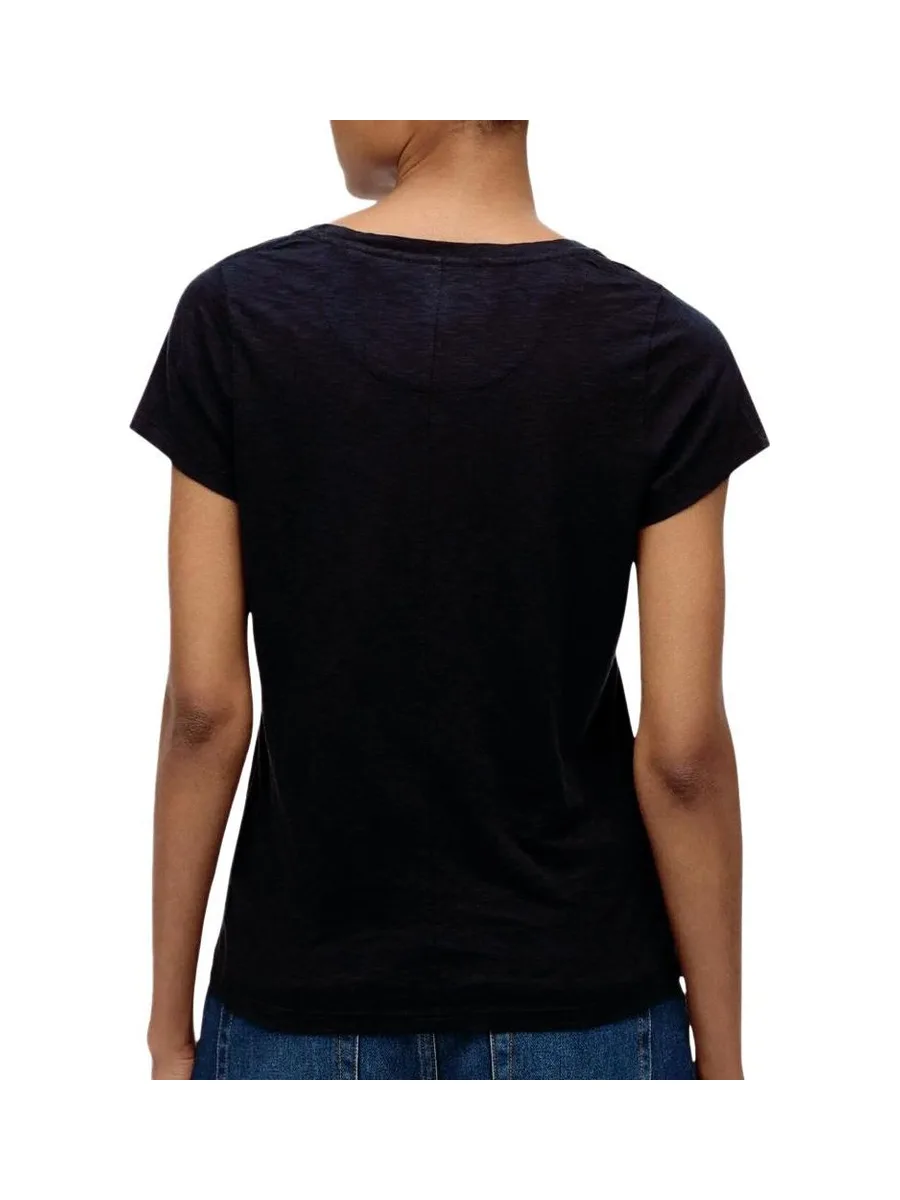 T-shirt Noir Femme Superdry Studios Scoop 2