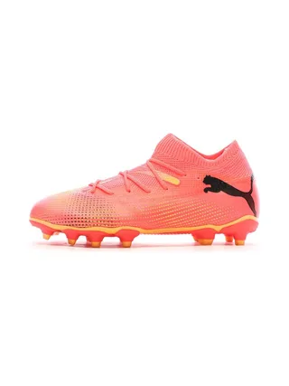 Chaussures de Football Rose/Orange Garçon Puma Future 7 Match 1