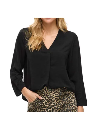 Blouse Noire Femme Vila Josa 1