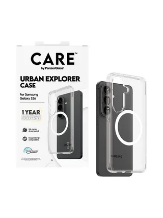 PG CARE Samsung S26 Urban clear/white Qi 5