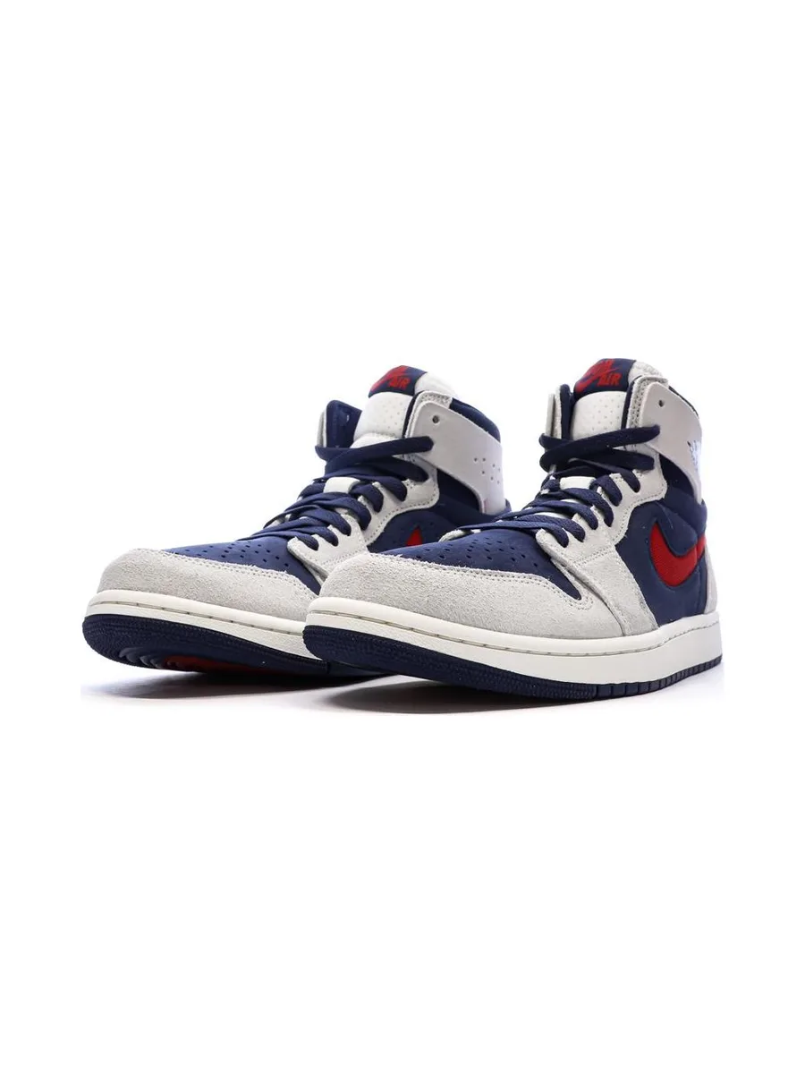 Nike Air Jordan 1 Zm Air Bleu/Gris Homme Nike 7