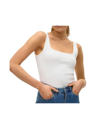 Débardeur Blanc Femme Vero Moda Chloe 1