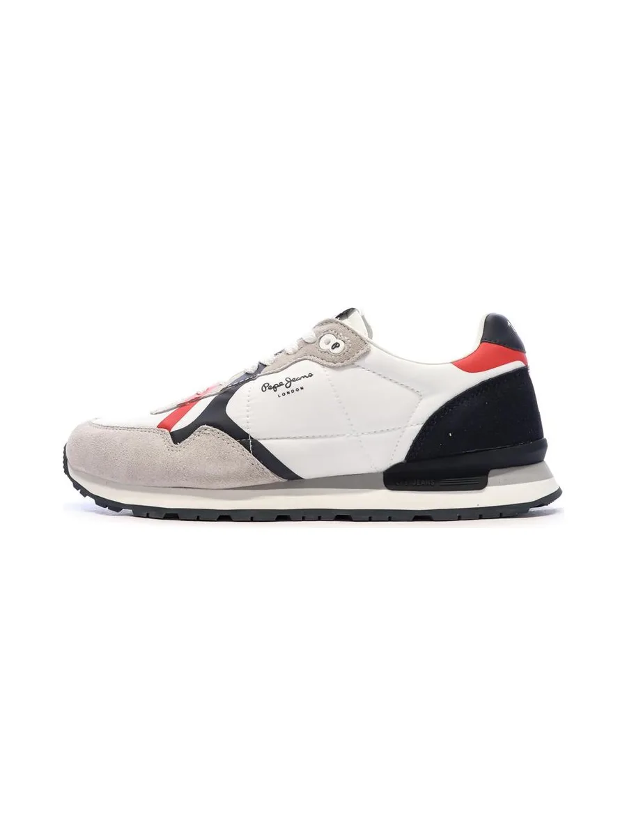 Baskets Gris/Blanc Homme Pepe Jeans Brit Road 2