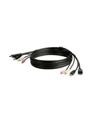 4-in-1 USB DisplayPort KVM Switch Cable 8