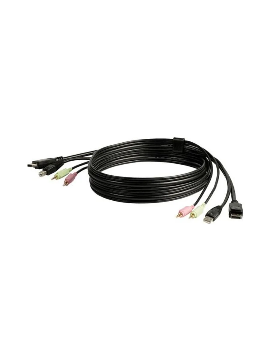 4-in-1 USB DisplayPort KVM Switch Cable 8