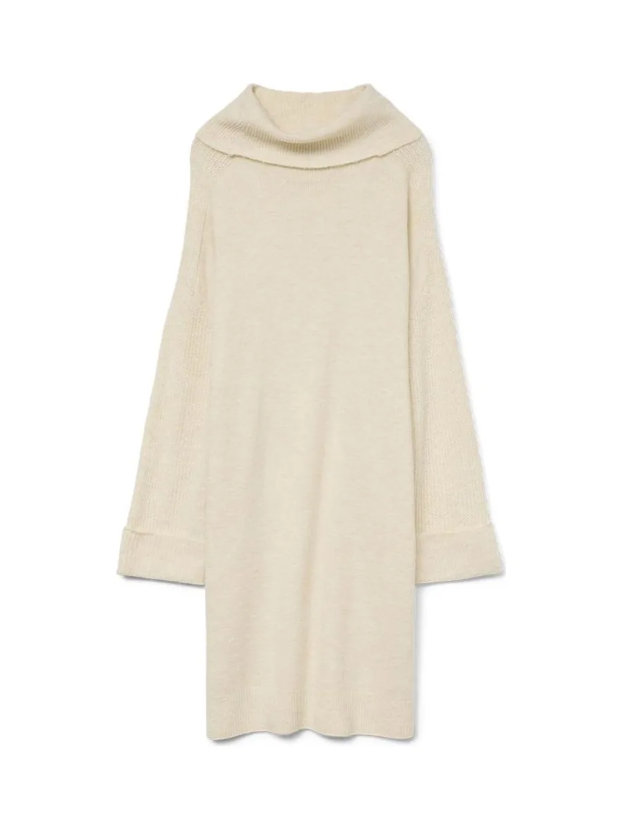 Robe Pull Blanc Femme Vero Moda Vmjupiter 4
