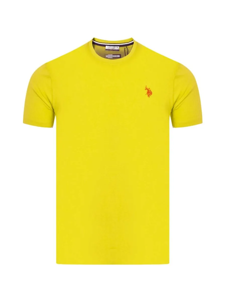 T-Shirt Jaune Homme US Polo ASSN Luca 1