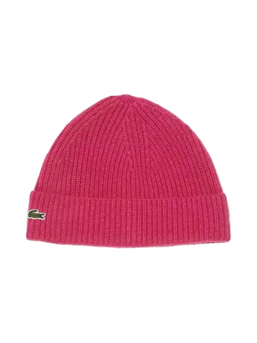 Bonnet Rose Femme Lacoste RB0805 1