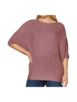 Pull Rose manches 3/4 Femme JDY New Behave 1