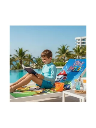 Serviette Vert/Bleu Fille Sport Zone Play Patrol 2