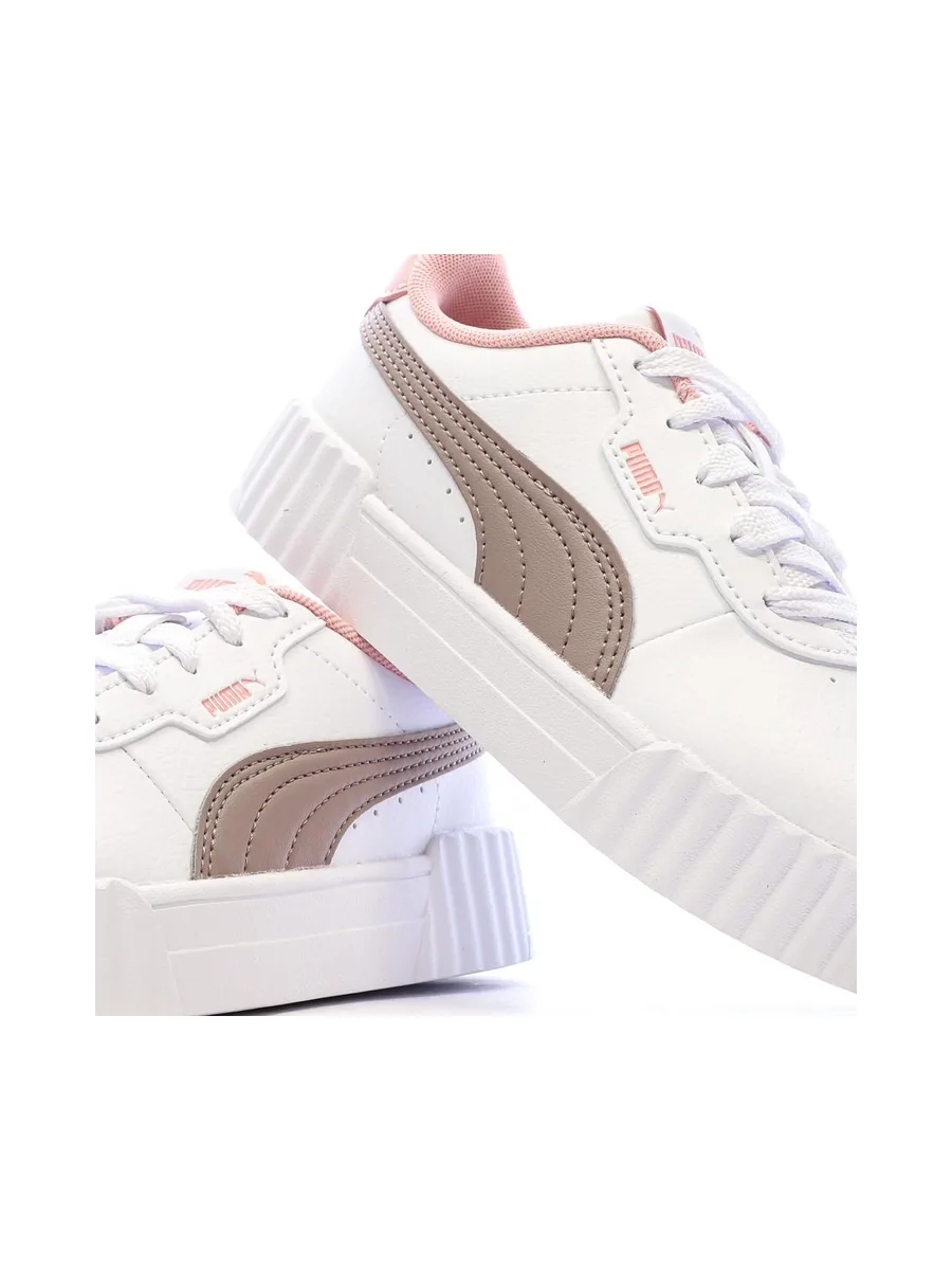 Baskets Blanc Fille Puma Carina 3.0 8