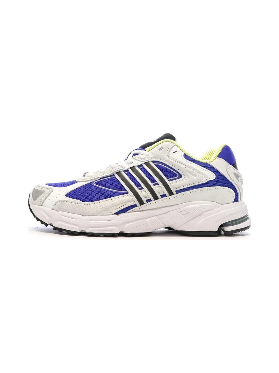 Baskets Blanches/Bleu Homme Adidas Response 1