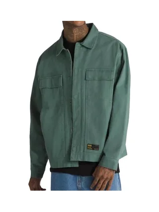 Veste Vert Homme Vans Station Jacket Dark 1