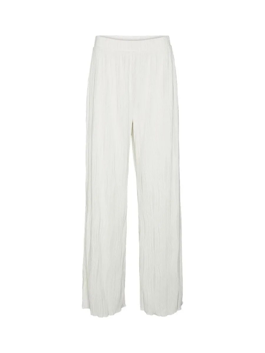 Pantalon fluide Blanc Femme Vero Moda Asta 2