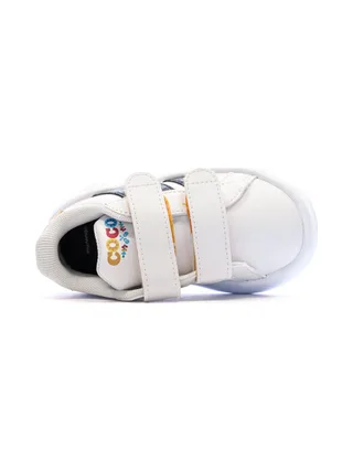 Baskets Blanches Enfant Adidas Coco Grand Court 4