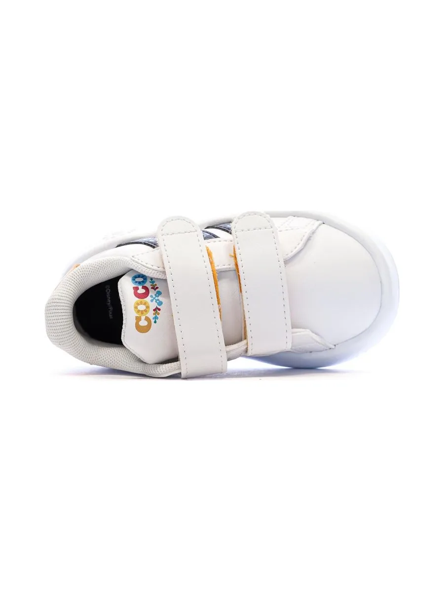 Baskets Blanches Enfant Adidas Coco Grand Court 5