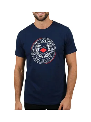 T-Shirt Marine Lee Cooper LCN822 1