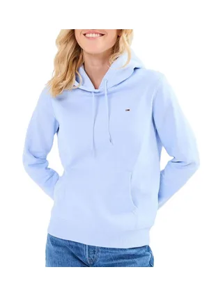 Sweat à Capuche Bleu Femme Tommy Hilfiger Flag 1