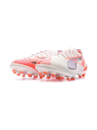 Chaussures de Football Blanc/Rouge Homme Puma Ultra 5 Ultimate Ag 6