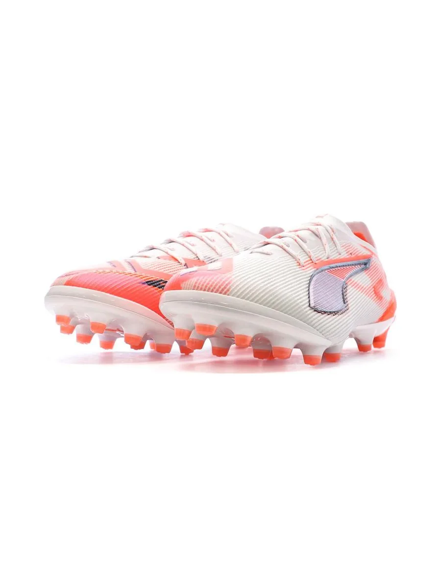Chaussures de Football Blanc/Rouge Homme Puma Ultra 5 Ultimate Ag 7