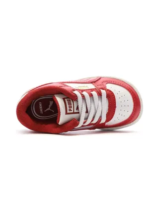 Baskets Blanches/Rouges Garçon Puma Pro Classic 4