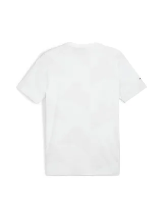 T-Shirt Blanc Homme Puma Jaquard 2