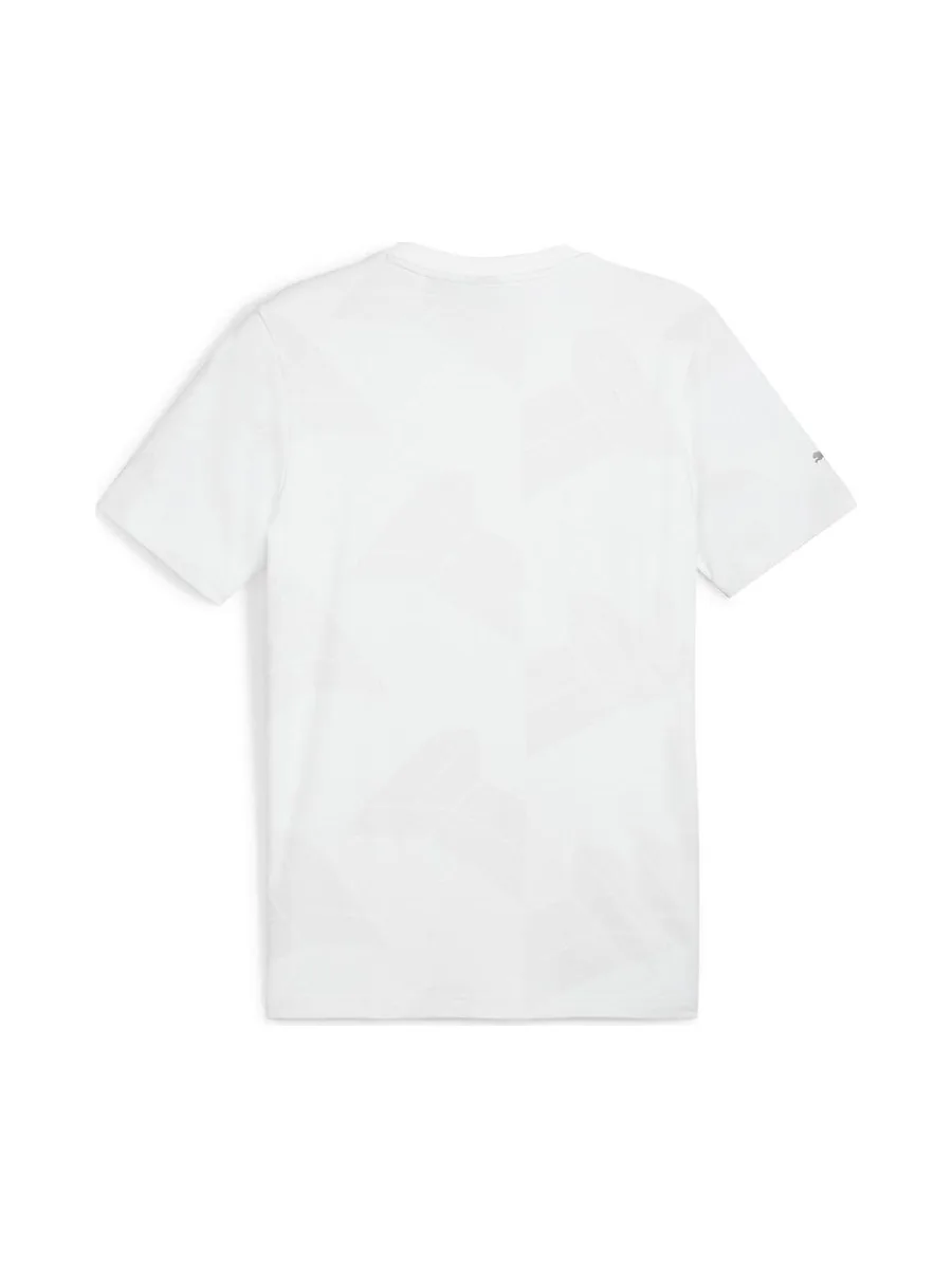 T-Shirt Blanc Homme Puma Jaquard 2