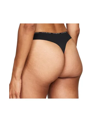 String Noir Femme Tommy Hilfiger ThongDS 2