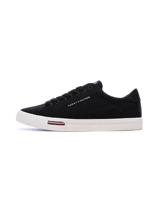 Baskets Noires Homme Tommy Hilfiger Vulc Core Rwb 1