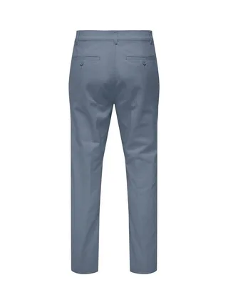 Pantalon fluide Bleu/Gris Homme Only & Sons Bologna 2