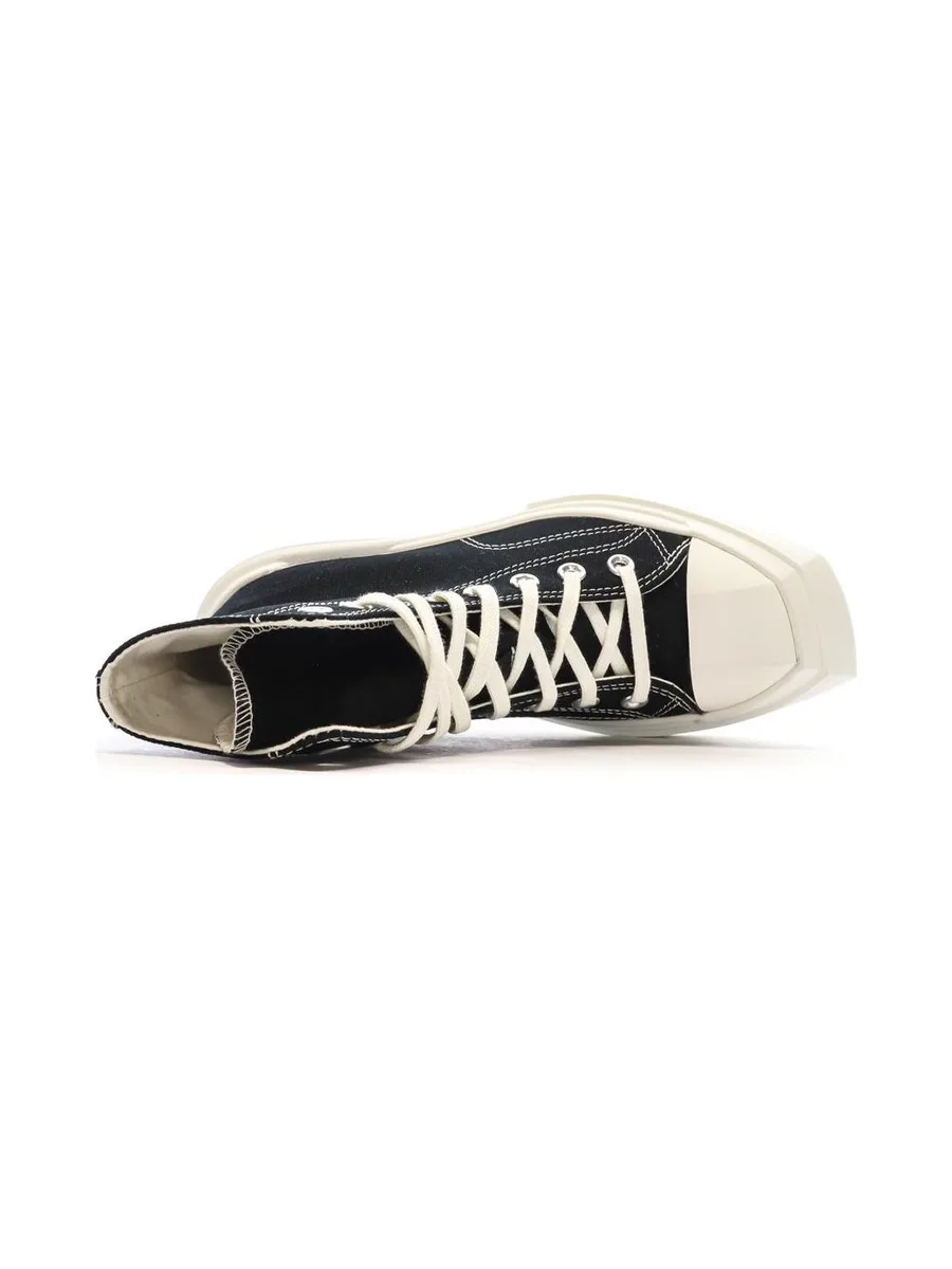 Baskets Noires Femme Converse Chuck 70 De Luxe Wedge A06478C 5