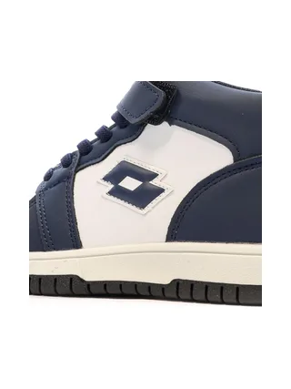 Baskets Blanche/Marine Garçon Lotto Ravenne 7