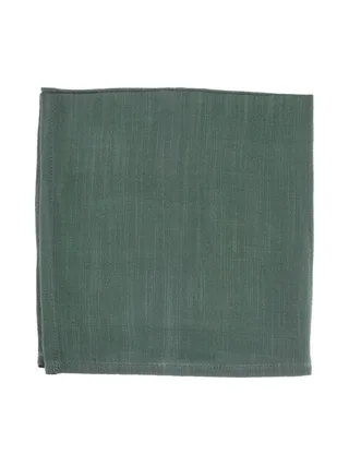 Serviette de table - 6 pièces - Lin et coton blanc crème 75