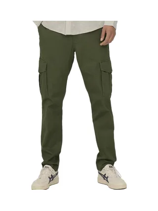 Pantalon Cargo Kaki Homme Only & Sons Dean 1