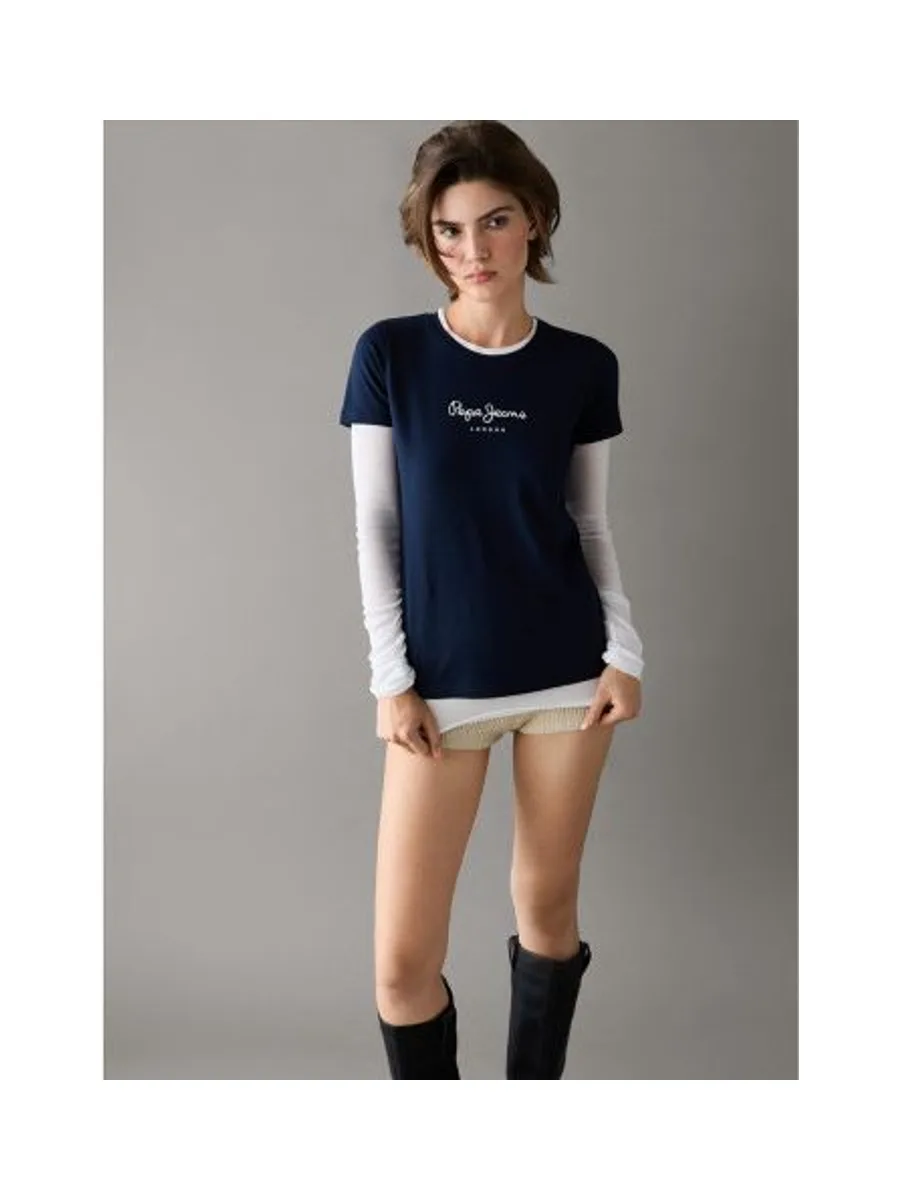 PEPE JEANS PL505202 New Virginia Ss N - Camisetas 2