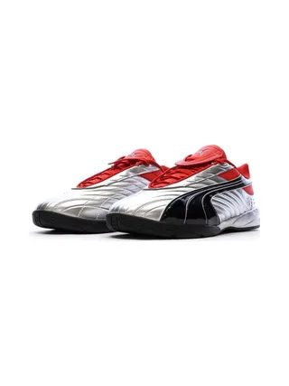 Baskets Noires/Rouges/Argent Homme Puma Goalgetter 6