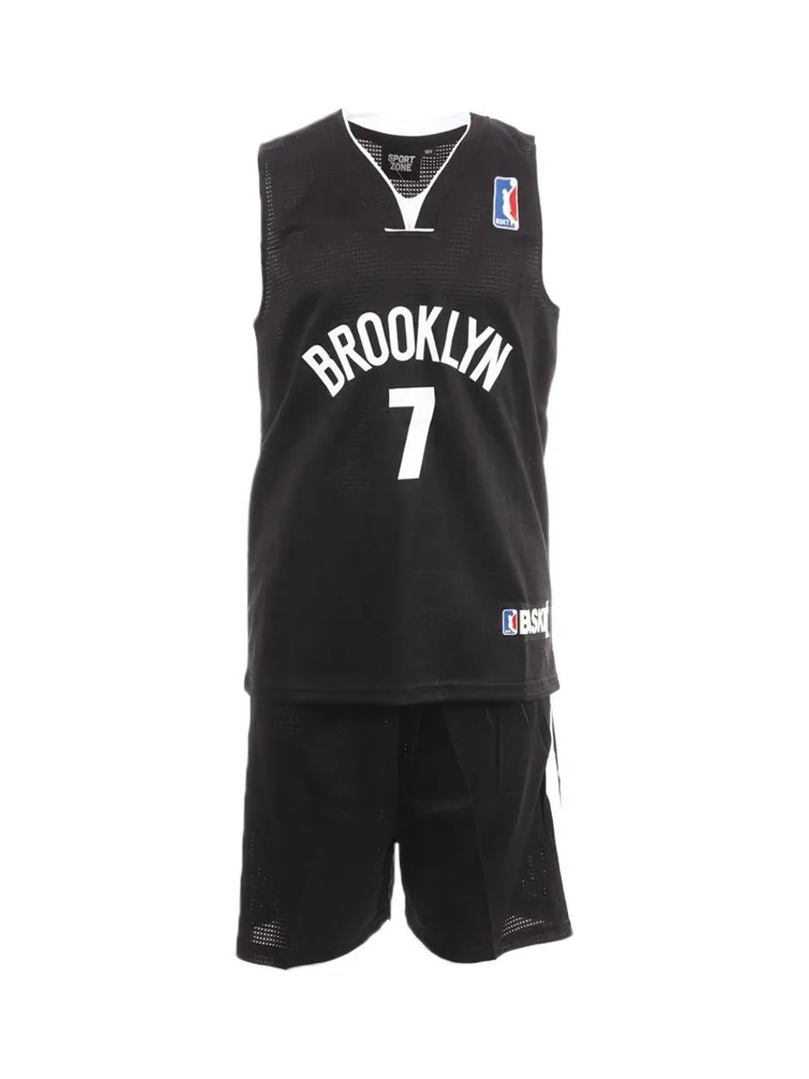 Brooklyn Ensemble de basketball Noir/Blanc Junior Sport Zone 2