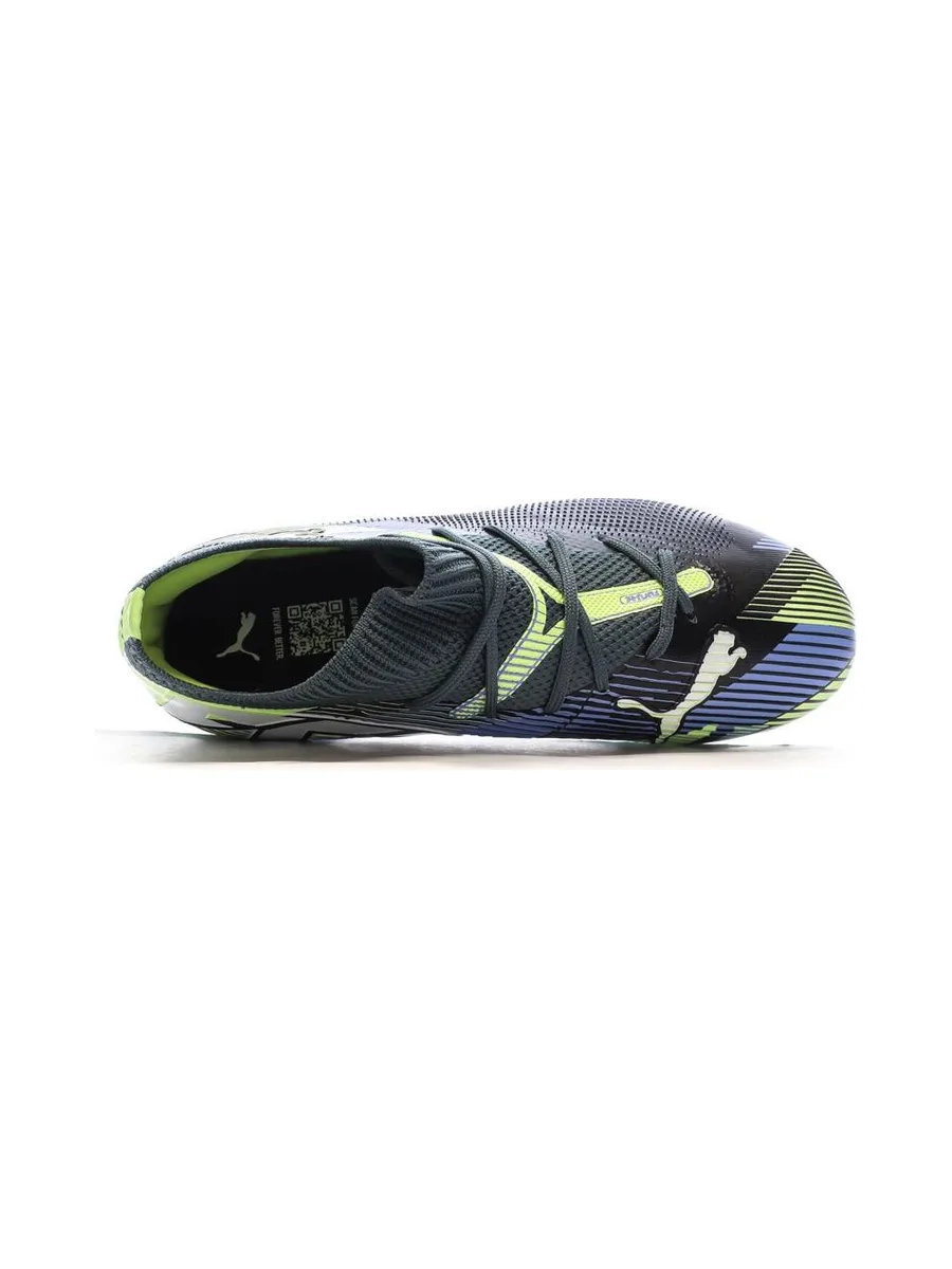 Chaussures football Marine/Vert Garçon Puma Future 7 Match 5