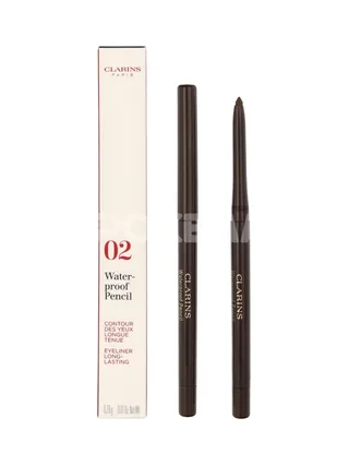 Clarins Waterproof Long Lasting Eyeliner Pencil 0.3g - #02 Chestnut 1