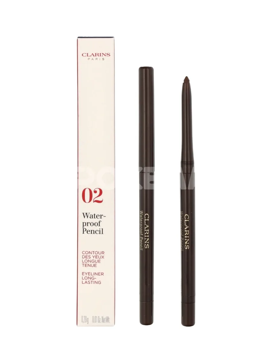 Clarins Waterproof Long Lasting Eyeliner Pencil 0.3g - #02 Chestnut 1