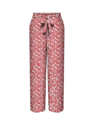 Pantalon Rose/Blanc Femme Only Nova Life Palazzo 1