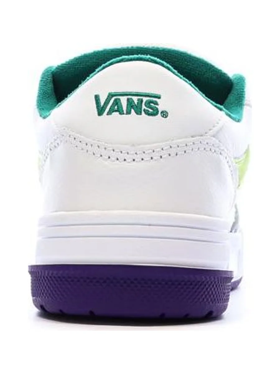 Baskets Blanches/Vertes Garçon Vans Hylane 4