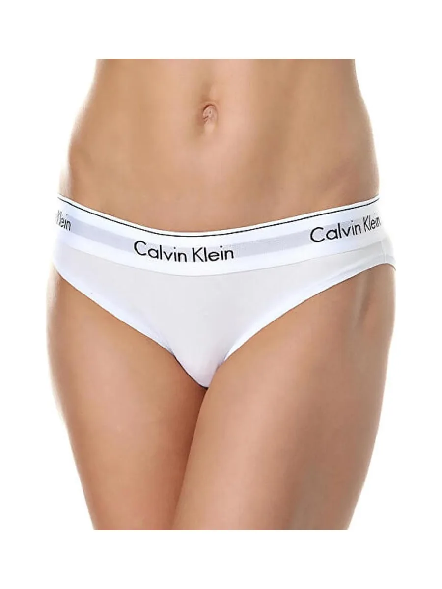 Culotte Blanche Femme Calvin Klein Jeans Bikini 1