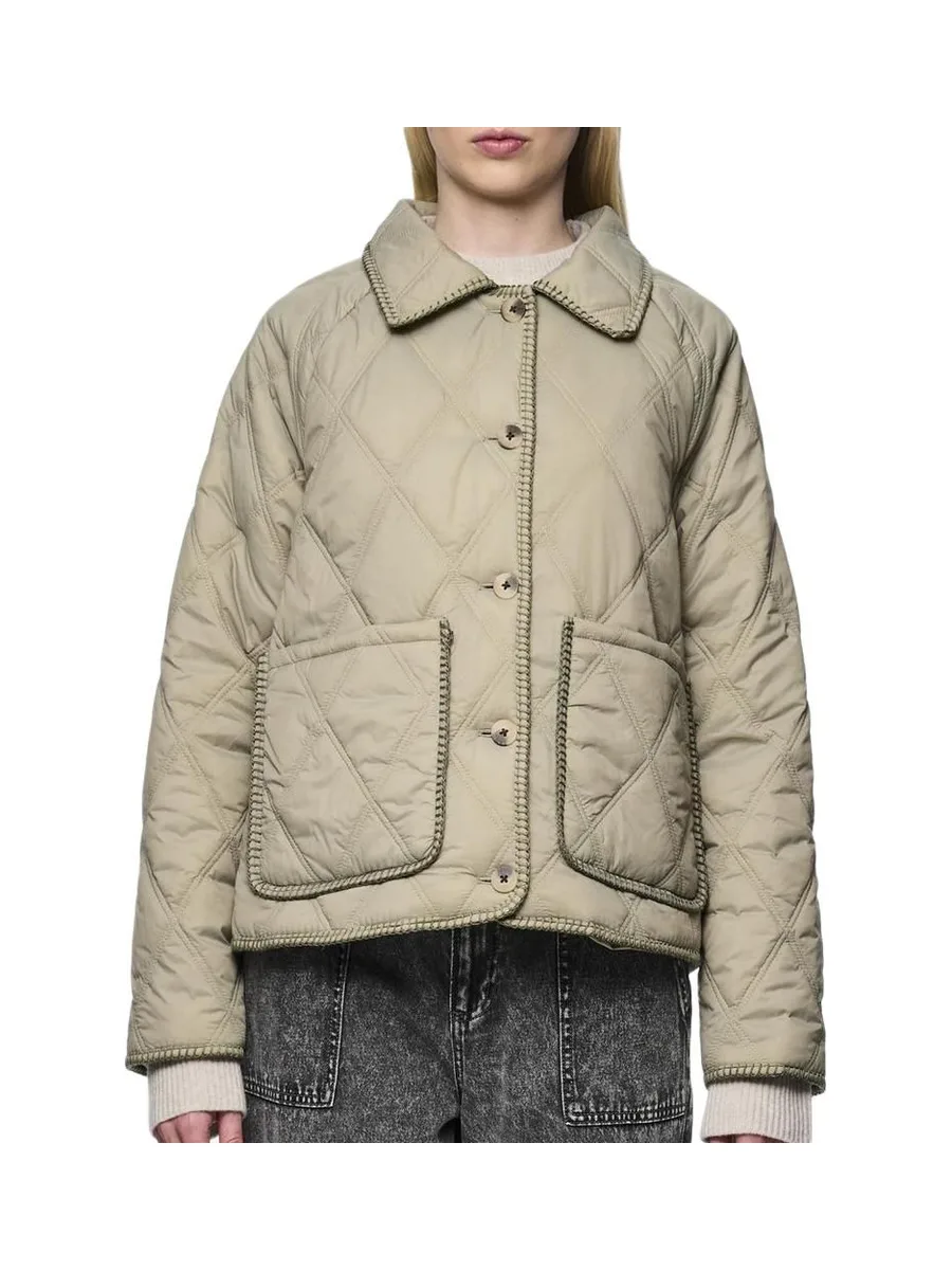 Veste Kaki Femme Pieces Naima 2