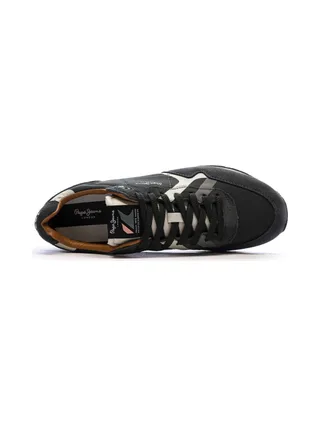 Baskets Noir/Rose Homme Pepe jeans Brit Prints 4