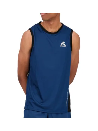 Débardeur de Sport Bleu Homme Le Coq Sportif Ess 1