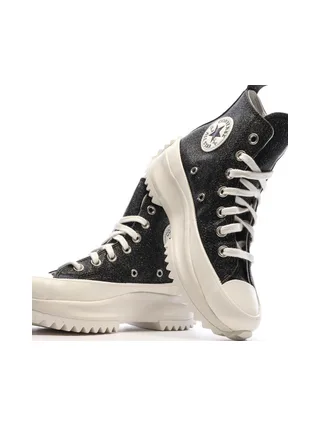 Baskets Noires à paillettes Femme Converse Run Star Hike 7