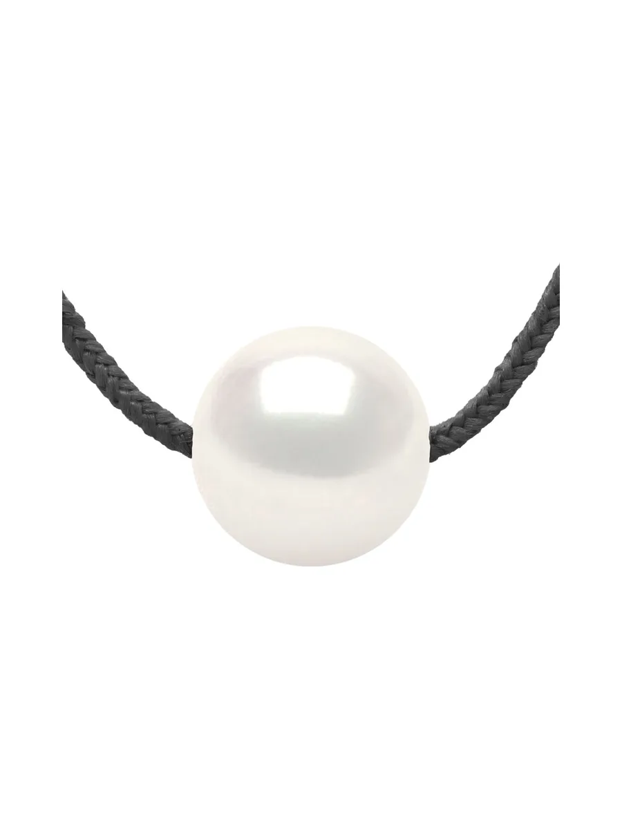 Collier Perles d'Eau Douce Rondes 10-11 mm — Argent 925 Millièmes — 42 cm 1